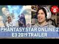 TEY REACTS! Phantasy Star Online 2 - E3 2019 Reveal Trailer