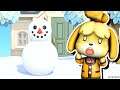 Snowman Fail... | Isabelle Plays: Animal Crossing New Horizons