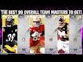 THE BEST 99 OVERALL TEAM MASTER PLAYERS TO GET! WHICH TEAM MASTERS TO GET! | MADDEN 21 ULTIMATE TEAM
