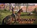 Tutorial Conan Exiles como capturar y domar caballos, puntos de spawn de caballos