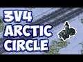 3v4 on Arctic Circle: Battle of the Iron Curtains Command & Conquer