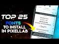 How To Add Fonts in Pixellab App For Gaming || Make Your Thumbnails Attractive
