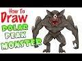 How to Draw the Monster in Monster vs Mech