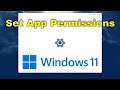 How to Set App Permissions in Windows 11 [Tutorial]