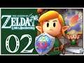 Legend of Zelda Link's Awakening Remake Walkthrough Part 2 Tail Cave Dungeon (Nintendo Switch)