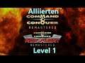 Lets Play Command & Conquer Arlarmstufe Rot Remastered Alliierten Deutsch/German Folge#01 Level 1