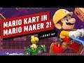 Mario Kart Meets Super Mario Maker 2 In This Awesome Stage - Gameplay