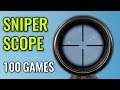 SNIPER SCOPE - Comparison in 100 Games