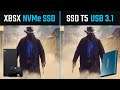 Xbox Series X (Internal SSD) vs. SSD (External) Load Time Comparison