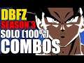 ALL Season 3 Solo 100% (TOD) Combos pt. 17 | Dragon Ball FighterZ