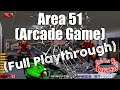Area 51 (Arcade Game - Full Playthrough)