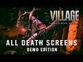 DEMO Resident Evil Village Death Screens (Demo Edition)