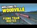 FIXING THE TRAIN LINES - Cities Skylines Woodville #25
