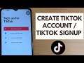 How To Create TikTok Account on Android