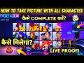 How To Take Picture With All Characters In Memory Album |Full Detail |Kaise Complete Karen |Location