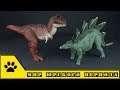 Mattel Jurassic World: Мир Юрского Периода, фигурки динозавров - Стегозавр и Карнотавр