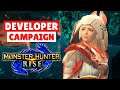 Monster Hunter Rise DEVELOPER CAMPAIGN GAMEPLAY TRAILER NEWS NEW AREA LOOK モンスターハンターライズ 【新しい開発者の詳細】