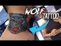 My Tattoo Experience: Wolf Head Neck Tattoo