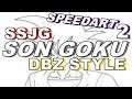 SSJG Goku DBZ Style - Speedart #2 (MS Paint)