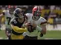 Steelers vs Browns NFL Today 10/18 Live | Cleveland vs Pittsburgh Full Game NFL Week 6 (Madden)