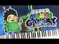 Super Mario Galaxy - Buoy Base Galaxy Undersea Theme Piano Tutorial Synthesia