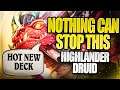 THEY CAN'T STOP THIS DECK! | Highlander Druid Deck | Darkmoon Races | Hearthstone