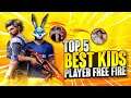 Top 5 best Kid player of free fire😳 || Best Indian kid player - Garena free fire😱