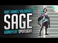 Valorant Sage Gameplay Spotlight! | Fähigkeiten Showcase + Analyse