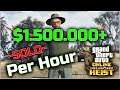 🤑 $1.500.000+ SOLO per HOUR‼🤯 Super EASY guide to get RICH in GTA Online.