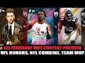 ALL FEBRUARY MUT CONTENT PREVIEW! NFL HONORS, NFL COMBINE, TEAM MVP, MORE! | MADDEN 20 ULTIMATE TEAM