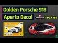 Asphalt 9 | Golden Porsche 918 & Claiming Aperta Decal | RTG #189