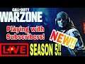 COD WARZONE LIVE SEASON 5! PLAYING WITH SUB! !* ZOMBIE WARZONE GAMEMODE!! + GIVEAWAY AT 3.5K SUBS!!