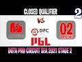 DOTA 2 LIVE | AG vs ZeroTwo Game 2 | Bo2 | PGL Closed Qualifier SEA Dota Pro Circuit 2021 Stage 2
