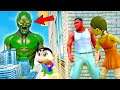 Franklin and Shinchan & Pinchan play HIDE AND KILL with Squid Game Doll In GTA 5