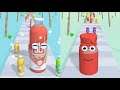 Juice Run! All Levels Gameplay (Android & ios) (Level 156)  #gaming #games #gameplay #mobileplay