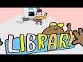 · ◡ · 図書館で本を投げつけるゲーム · ◡ · LIBRARY/MORNING POST [playthrough][END]