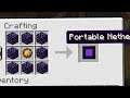 Portable Nether Portal in Minecraft (Comments to Crafting)