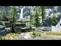 Skyrim - Bloated Man's Grotto Ambiance (birds, waterfall, crickets, day/night cycle)