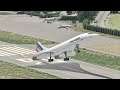 The Smoothest CONCORDE Landing Ever - HARDEST Plane To Land
