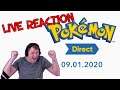 Zusammenschnitt der LIVE Reaction der Pokémon Direct 09.01.2020