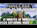 #338 Exploring more, 15 minutes of Minecraft, Playstation 5, gameplay, playthrough