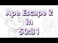Ape Escape 2 (サルゲッチュ2) Any% Speedrun | 50:31