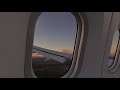 EMIRATES 787 • Landing at Frankfurt [Wing View] • MS Flight Simulator