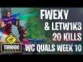 fwexY & letw1k3 20K @ Week 10 Duo