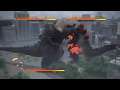 GODZILLA PS4: SpaceGodzilla vs Angurius and Burning Godzilla