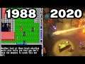 Graphical Evolution of Wasteland Games (1988-2020)