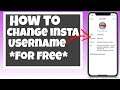 How to change Instagram username *FREE 2020*