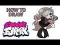 How To Draw Chira Friday Night Funkin' Step by Step