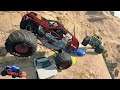 INSANE MONSTER TRUCK RACING #13 | Monster Trucks Driving on Cliffs and Crashes - BeamNG Drive