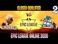 Mudgolems vs Live to Win Game 2 | Bo3 | Closed Qualifier Epic League | Dota 2 Live